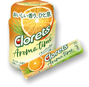 クロレッツ アロマタイム レモングラス香るオレンジ味